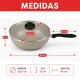 Sartén Wok 4.65 lt 28 cm BEIGE