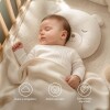 Set almohada y manta bebe BUBA beige