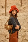 Brassy Bag Print Camel
