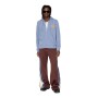 Polerones Para Hombre S-Ginn-Hood-Zip Light Blue