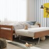 Cama Marinera Doublé 1 Plaza Madera Maciza - Linea Funcional Marrón