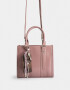 City Cartera City Con Charm - Rosa Viejo