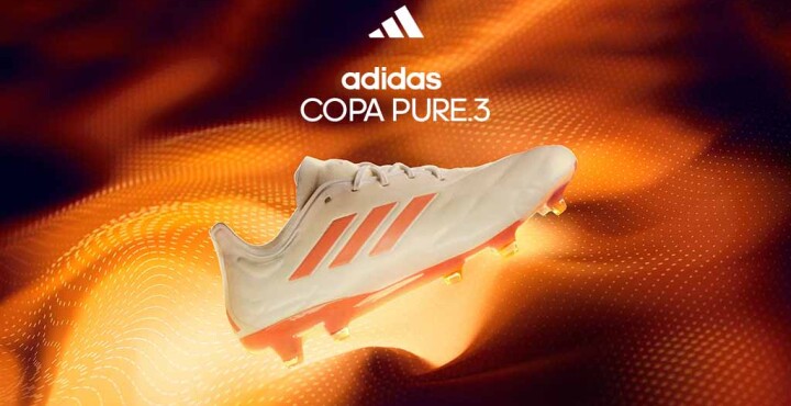 Las championes adidas COPA PURE.3: comodidad y estilo en el fútbol.