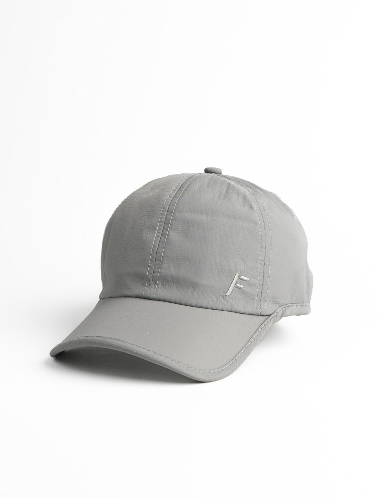 Gorro Dry Fit con Visera Gris Claro