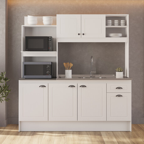 MUEBLE DE COCINA KIT LÍNEA AMERICANA 6 PUERTAS 1 CAJÓN MUEBLE DE COCINA KIT LÍNEA AMERICANA 6 PUERTAS 1 CAJÓN