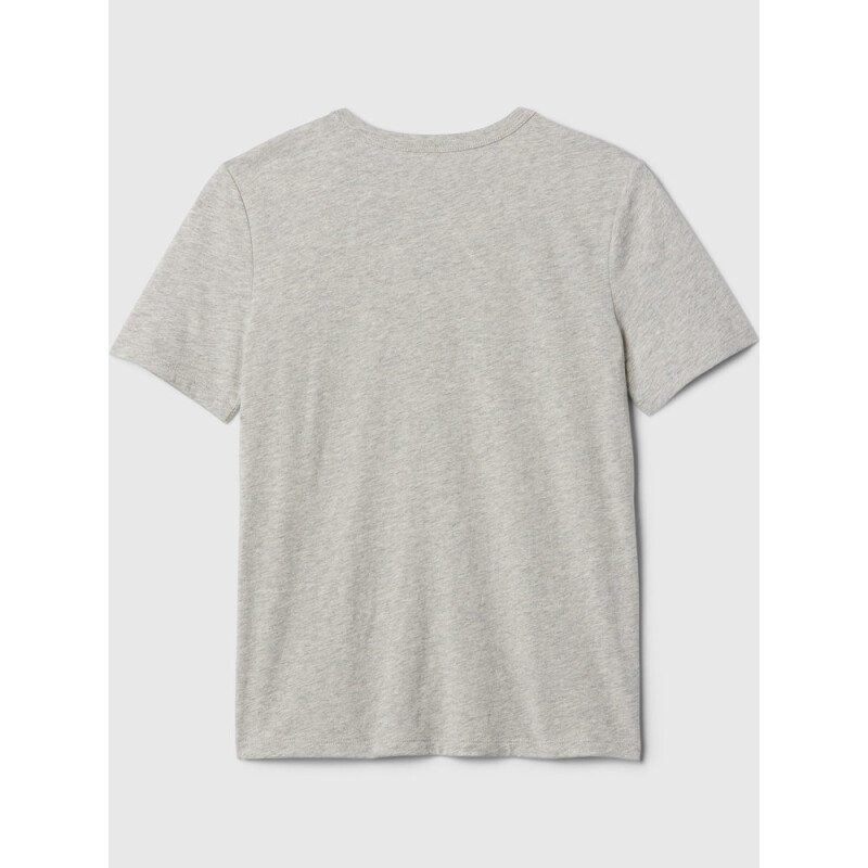 V-BAS SS LOGO TEE LIGHT HEATHER GREY B08
