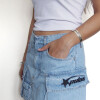 Falda Pulau Short Skirt Azul
