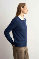 Cardigan básico azul marino