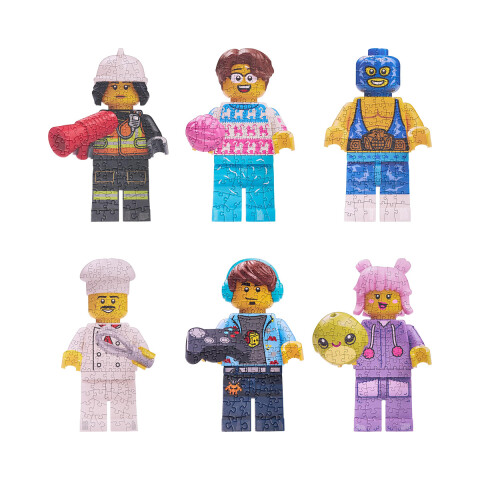 Puzzle Personajes Surtidos LEGO Minifiguras 100 Piezas U