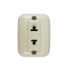 TOMA EXTERNA UNIVERSAL 10A C/ROSETA MARFIL TOMA EXTERNA UNIVERSAL 10A C/ROSETA MARFIL