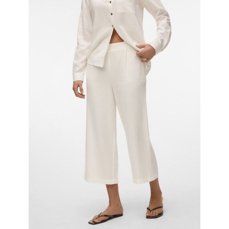 VMMYMILO H/W CULOTTE PANT WVN GA SNOW WHITE