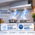 Campana De Empotrar Beko Telescopica 60cm Led CAMPANA TELESCOPICA BEKO 60CM CTB6250X