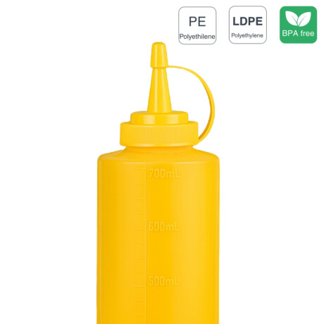 Pomo de salsa 700 ml Amarillo Pomo de salsa 700 ml Amarillo