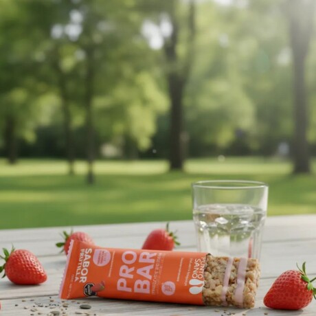 Barra de Proteína 45gr Caja x16 Punto Sano Frutilla