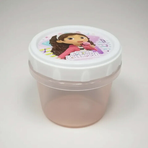 Pote Plástico La Casa De Gabby 300 ml con Tapa Rosca U