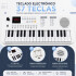 Organo Musical Infantil Medeli 37 Teclas Portátil Mk1 BLANCO