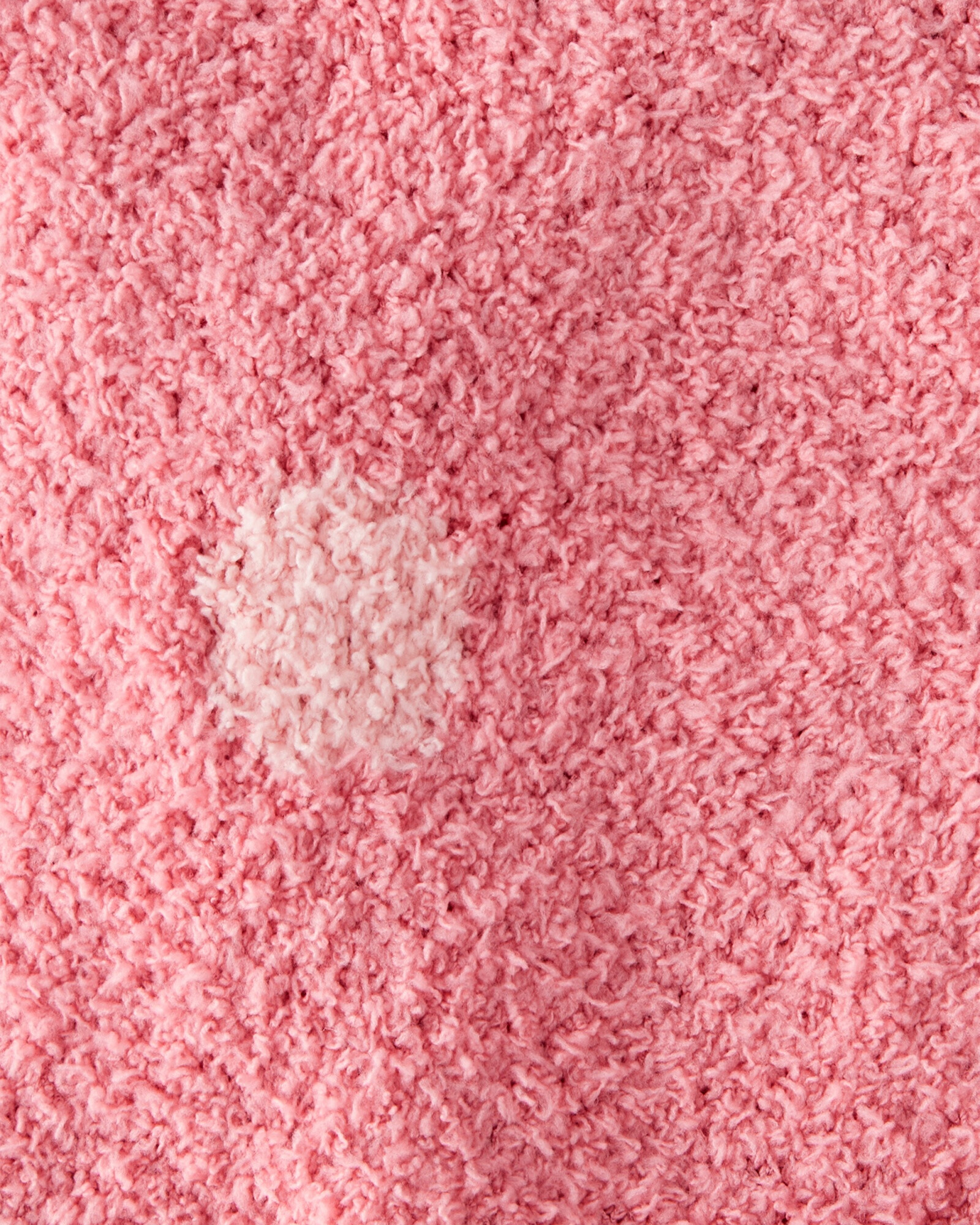 Manta de peluche, rosado, diseño lunares Sin color