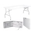 Mesa Plegable 2.40 M Jardin Camping Exterior Comedor Valija IMBACK Mesa Plegable 2.40 M Jardin Camping Exterior Comedor Valija IMBACK