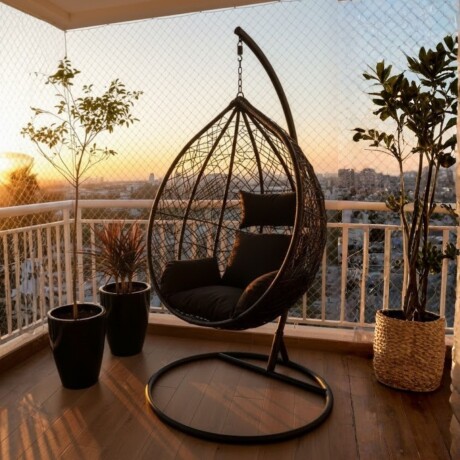 Hamaca Nido Colgante Negro