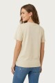 Remera m/c estampada Shells Glisten BEIGE