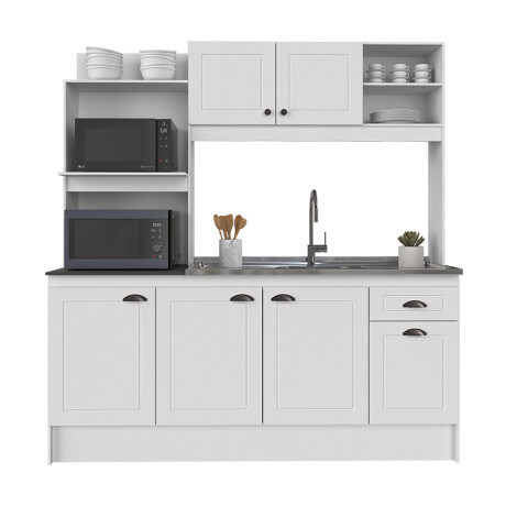 MUEBLE DE COCINA KIT LÍNEA AMERICANA 6 PUERTAS 1 CAJÓN MUEBLE DE COCINA KIT LÍNEA AMERICANA 6 PUERTAS 1 CAJÓN