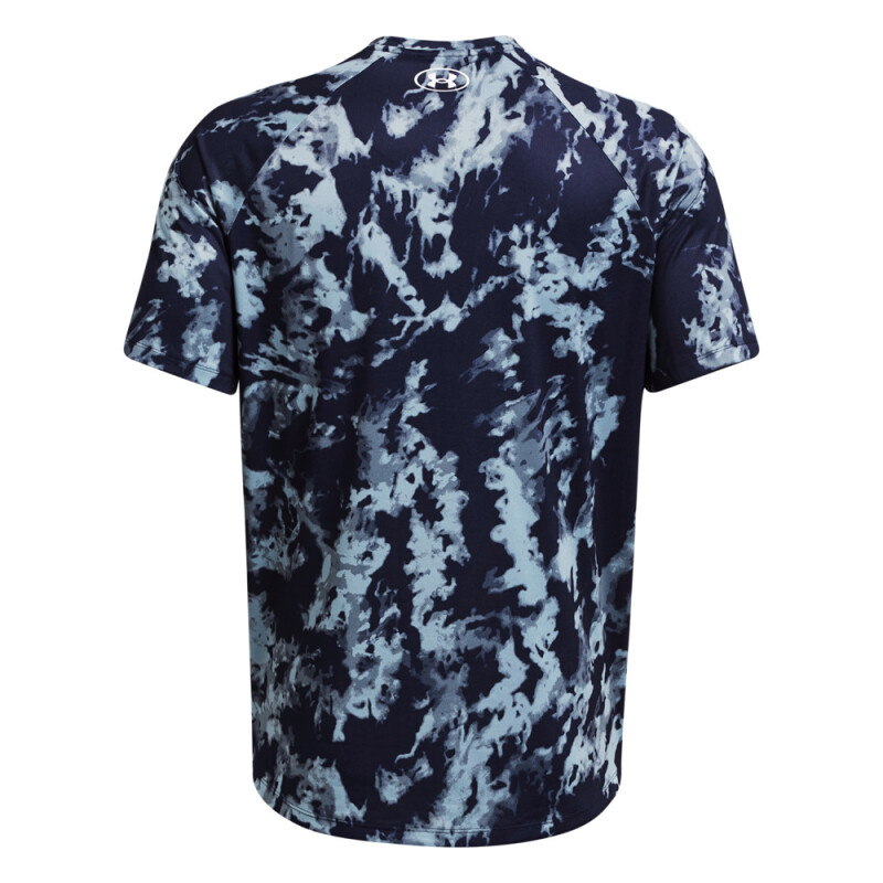 UA TECH ABC CAMO SS-BLU BLU-410