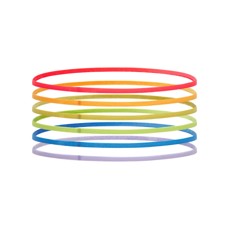 W MINI ELASTIC 6PK-MRN PPL-538