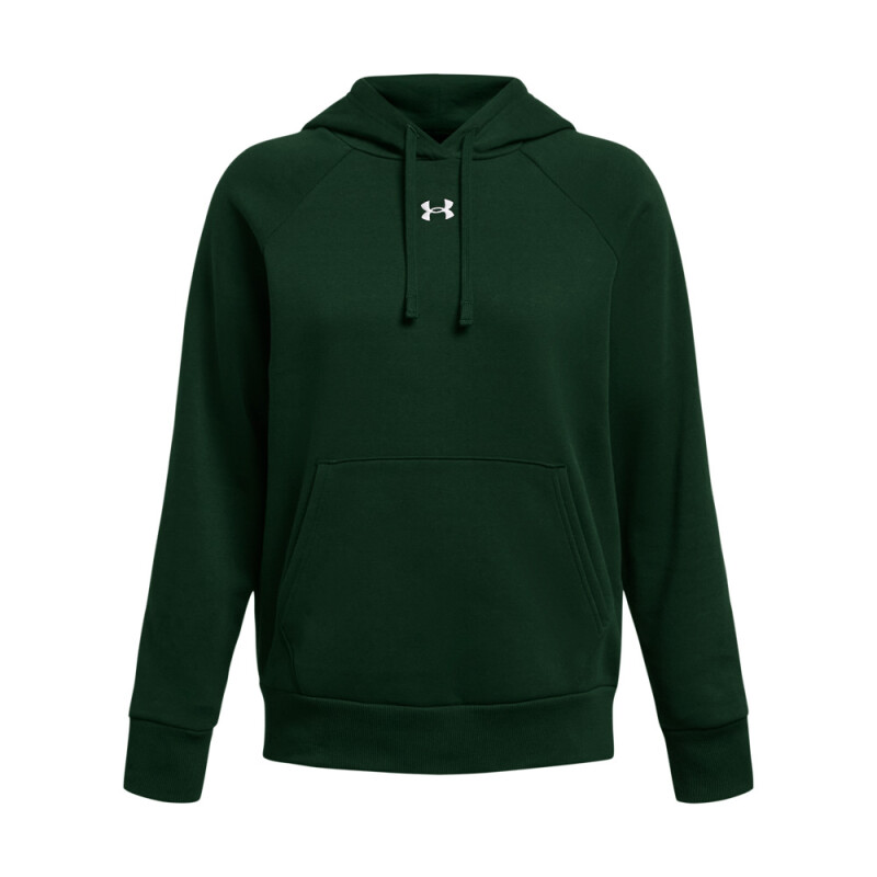 UA Rival Fleece Hoodie-PPL GRN-301