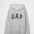 V-FRCH FT BAS HERITAGE LOGO PO LIGHT HEATHER GREY B08