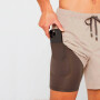 Short The 7 One Short (Lined) Hombre Brutalist Khaki / Taupe Slate