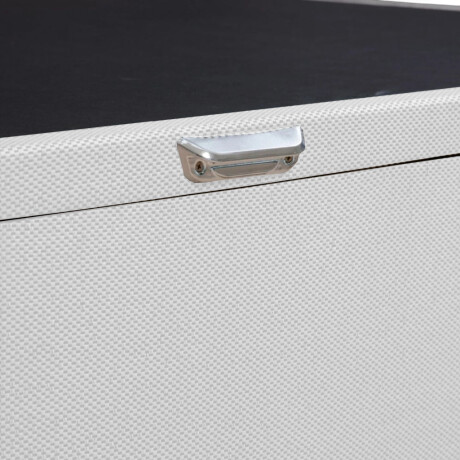 BOX BAÚL PLAZA Y MEDIA BASE GUADARROPA CAMA BLANCO