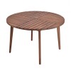Mesa de Patio Madera de Teca - Caraíva 120cm Mesa de Patio Madera de Teca - Caraíva 120cm