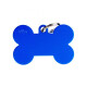 CHAPA HUESO MY FAMILY XL ALUMINIO AZUL CHAPA HUESO MY FAMILY XL ALUMINIO AZUL