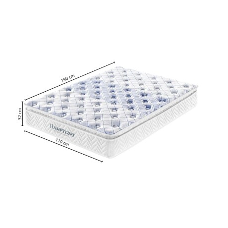 Colchon de resortes Plaza y media Hamptons Rhenium Colchon de resortes Plaza y media Hamptons Rhenium
