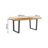 Conjunto de Mesa con dos Bancos - Georgia Conjunto de Mesa con dos Bancos - Georgia
