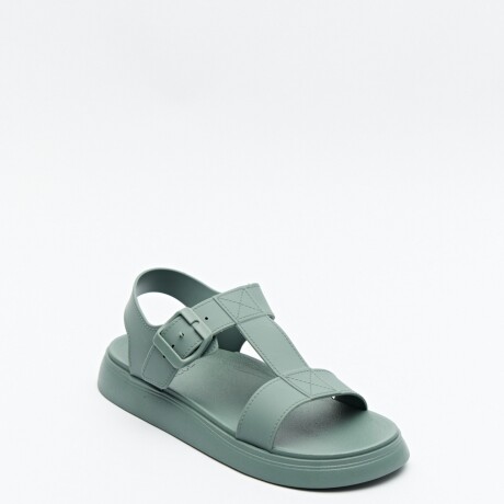 SANDALIA ROMANIKA Verde Grisáceo