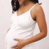 Camisón Maternal Rocío Algodón – Embarazo, Lactancia y Postparto Crema