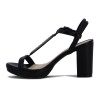Sandalia Ramarim Taco 9cm Negro
