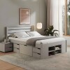 Respaldo 2 Plazas Madera maciza - Beauty / Charme Gris
