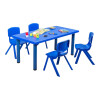 Mesa Infantil 120x60 Polipropileno Azul