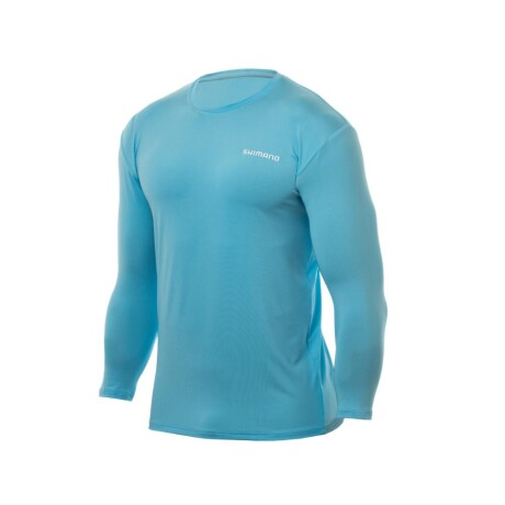 REMERA SHIMANO CELESTE TECH TEE MANGA LARGA-SHMTE REMERA SHIMANO CELESTE TECH TEE MANGA LARGA-SHMTE