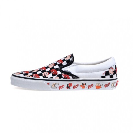 Championes Vans Slip-On Checkerboard x Condorito White