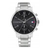 Reloj Tommy Hilfiger 1710413 para hombre con correa de acero Negro