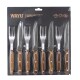 Wayu Set Cuchillo Tenedor Prm 8Pz Wayu Set Cuchillo Tenedor Prm 8Pz