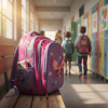 Mochilas Escolares Estampadas Con Luces Mariposa