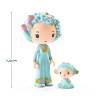 Muñeca Coleccionable Blue Tinyroom Tinyly Djeco Muñeca Coleccionable Blue Tinyroom Tinyly Djeco