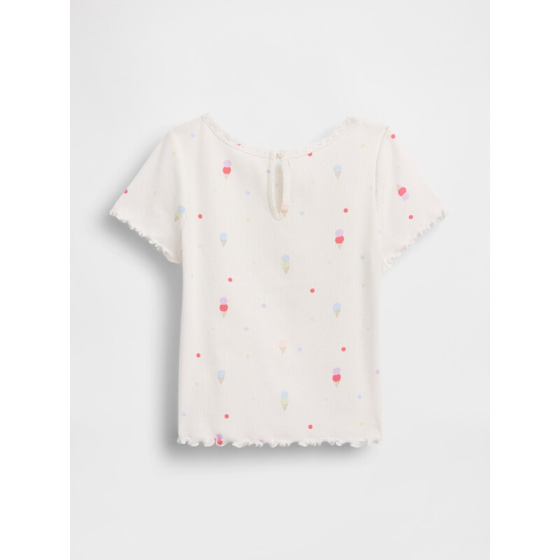 SS EMB SCALLOP TRIM TEE - APRIL ICE CREAM 2