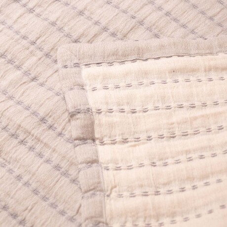THROW CALVI, 130*180 ALGODON CREMA