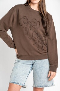 Sweater Moño Marron