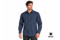 CAMISA HUNTER M LARGA UV+50 Azul